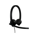 Headset - Logitech H570e Teams Version Stereo USB-A Headset Black