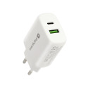 Charger - EverActive Quick Charge 3.0 & USB-C PD PPS 25W White