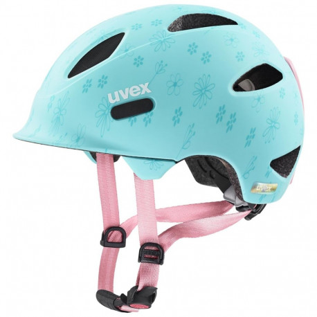 Sports Helmet - Uvex Oyo Style Hard Shell Construction, Impact-Resistant, 50–54 cm, Blue/Pink