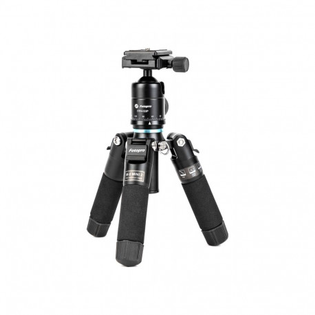 Tripod - Fotopro M-5 Mini 2 Tripod with FPH-53P Head, 8 kg Load Capacity, 13.9–48.6 cm, Aluminium Bl
