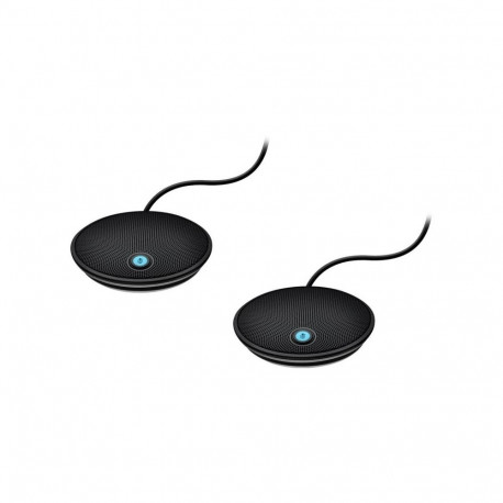 Audio Conference System - Logitech Group Expansion Microphone Set, 8.5m Range, Plug-and-Play, Black