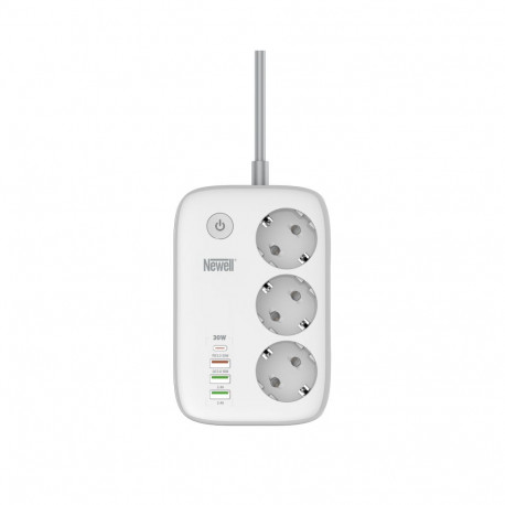 Smart Power Strip - Newell Power Office WiFi PD 30W 3 Sockets 4 USB Ports