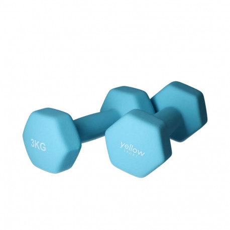 Hantlid Dumbbell Set Yellow Sport 2x3 kg sinine