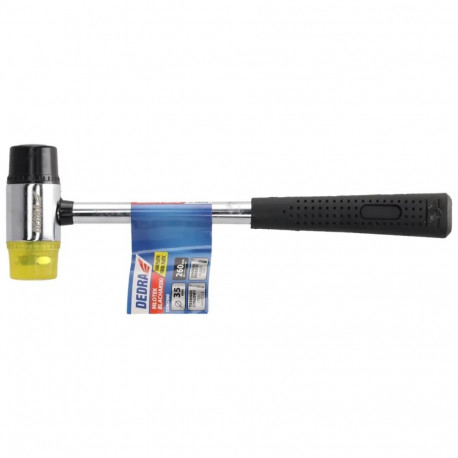 Młotek blacharski 35mm, obuch guma/plastik, stalowy trzonek