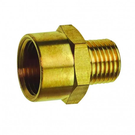 Reduktsioon 1/4" väliskeere x 3/8" sisekeere