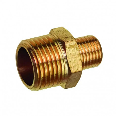 Üleminek 1/4" väliskeere x 1/2" väliskeere
