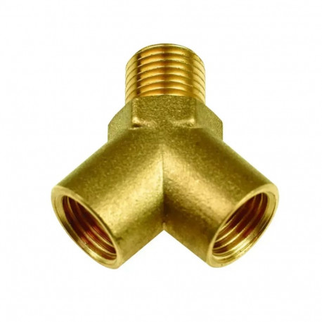 Y-kolmik 2x 1/4" sisekeere, 1x 1/4" väliskeere
