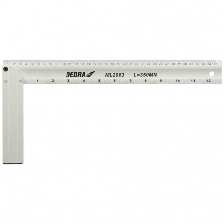 Kątownik budowlany 350x160mm, aluminiowy