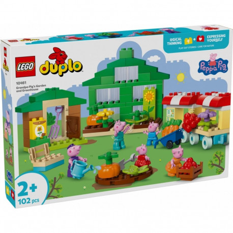 LEGO DUPLO komplekt 10461 Peppa Pig vanaisa sea aed ja kasvuhoone