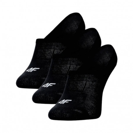 Skarpety damskie 4F F473 3pak głęboka czerń 4FWMM00USOCF473 20S 39-42