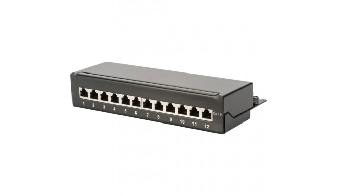 Digitus patch panel DN-91612SD-EA (black, desktop, Cat.6a)