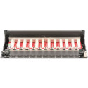 Digitus patch panel DN-91612SD-EA (black, desktop, Cat.6a)