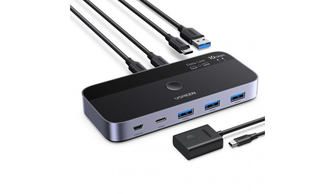 Ugreen switch USB-C USB-A 10Gb/s - gray