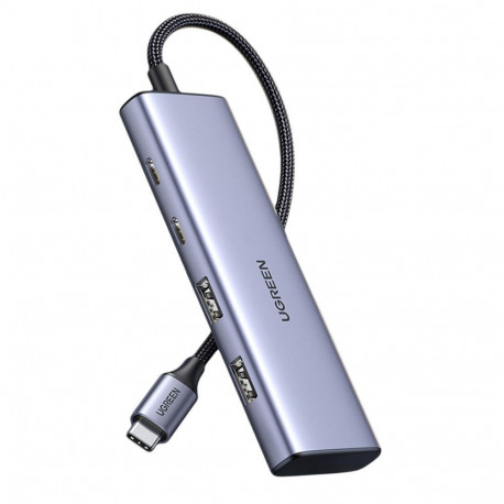 Ugreen HUB USB-C - 2 x USB-A / 2 x USB-C 20 cm Ugreen CM473 - gray