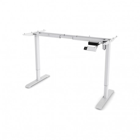 Reguleeritava laua jalad Leitz Ergo SitStand Table Frame, valge, 4 mälukohta, USB-A/USB-C laadimispe