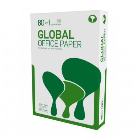 Global A4 Paper, 80 g/m², 500 Sheets/Pack