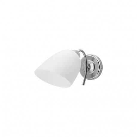 Activejet Classic single wall lamp NIKITA nickel E27 for the living room