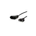 LogiLink 1m, 2xCEE 7/16 Black CEE7/16