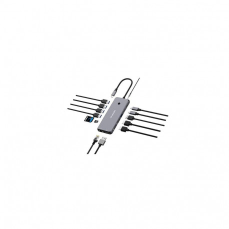 Verbatim CMH-14 USB Type-C 5000 Mbit/s Silver