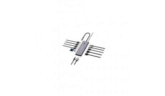 Verbatim CMH-14 USB Type-C 5000 Mbit/s Silver