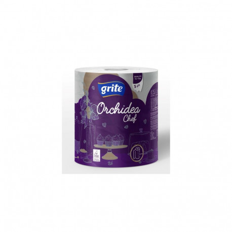GRITE Paberkäterätt Orchidea Gold 3-kihiline 200 lehte, 1tk