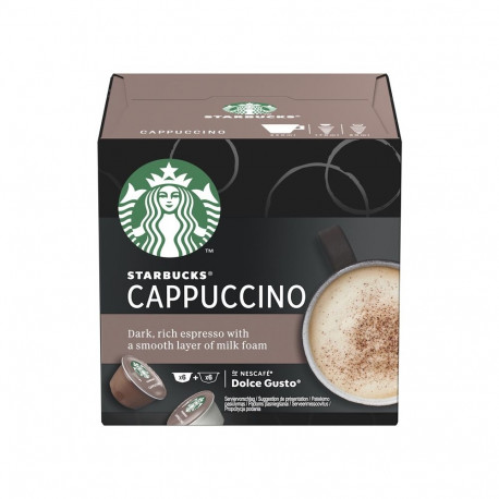 Kohvikapslid STARBUCKS NESCAFE  Dolce Gusto Cappuccino 12tk 120g