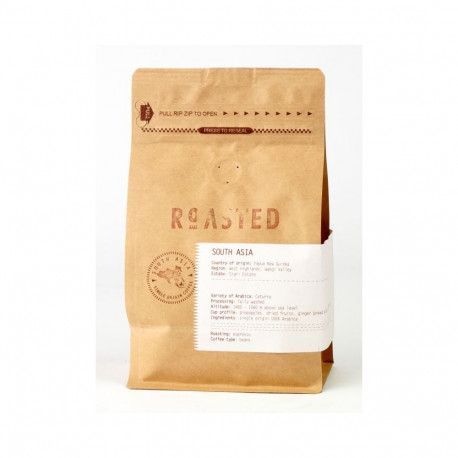 ROASTED ESPRESSO, Kohv Paapua Uus Guinea, 100% araabika kohvioad 250g