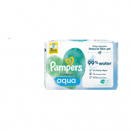 PAMPERS niisked salvrätikud Harmonie PF 3x48tk