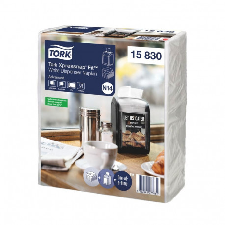 Salvrätik Tork Xpressnap® Fit™ N14, jaoturile, valge,  720tk 15830