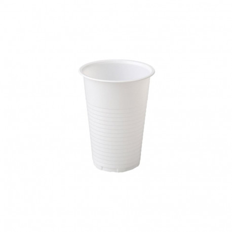 Joogitops 200ml, valge, plast, 100tk