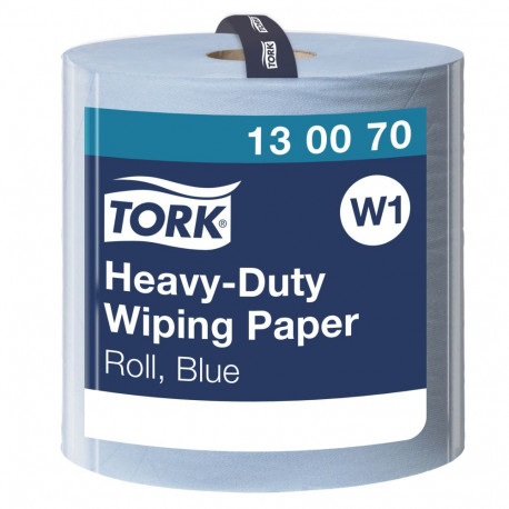 Tööstuslik rullpaber Tork W1, 2kih., sinine, 37cmx340m 130070