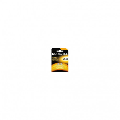 Patarei DURACELL LR43, 2 tk (2 tk)