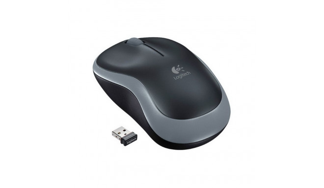 Logitech hiir M185, must/hall