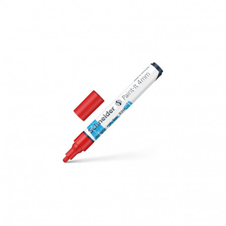 Akrüülmarker SCHNEIDER Paint-it 320, 4mm, punane
