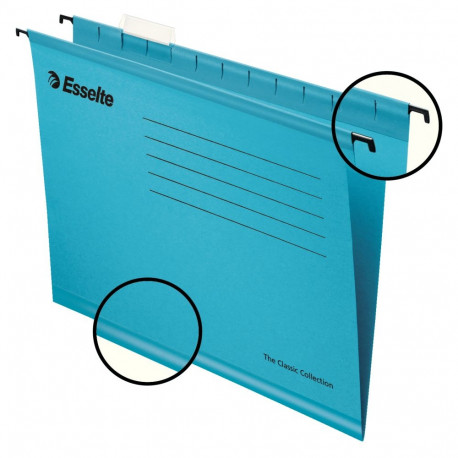 Rippkaaned Esselte Classic  A4, sinine (2 tk)