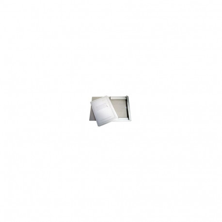 Kartongmapp SMLT, A4, paelkinnitus, valge (2 tk)