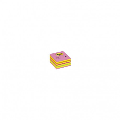 Märkmekuup Post-it 2028NP Lollipop  76x76 mm, 450 lehte, roosa-kollane