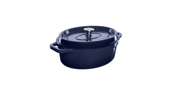 OVAL POT WITH A LID. 5.6L CAPACITY