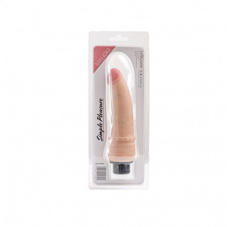 Simple Pleasure vibraator reguleeritava kiirusega kübernahast 18cm, ihuvärvi
