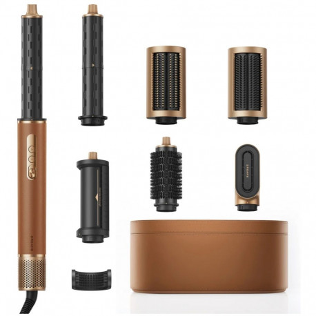 Airstyle Pro tööriistakomplekt 7-in-1 juuste kuivatamiseks ja stiliseerimiseks, kuldne