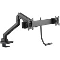 Goobay double monitor holder Office (black)