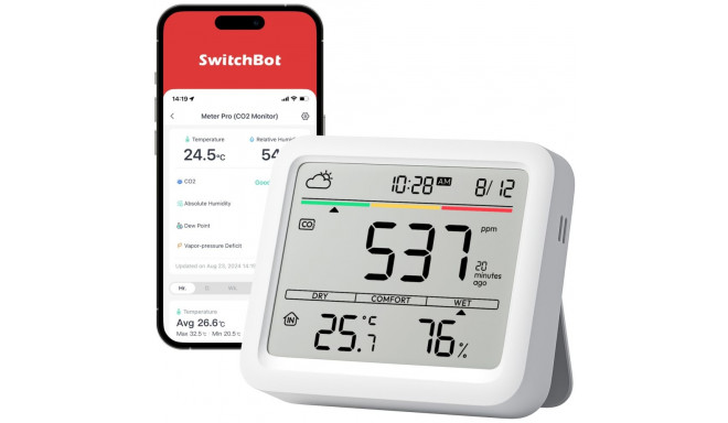 Meter Pro CO2-mõõtur, valge