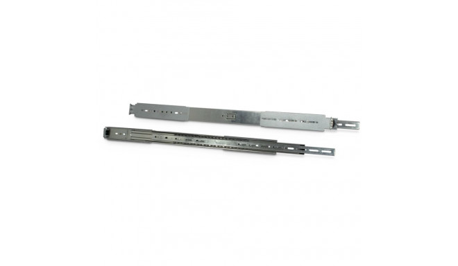 Inter-Tech 26" telescopic rail set for IPC housing (silver)