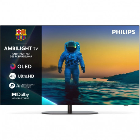 Philips 55OLED810/12 (139 cm (55 inches), black, UltraHD/4K, Ambilight, triple tuner, 120Hz panel)