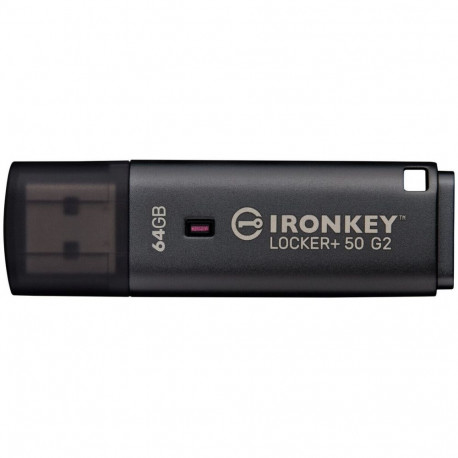 IronKey Locker+ 50 G2 64 GB (anthrazit, USB-A 3.2 Gen 1)