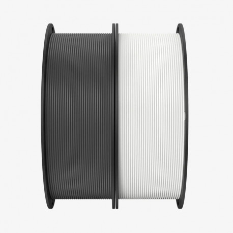 Creality Ender-PLA Filament Value Pack White/grey, 3D Filament (2 kg, 1.75 mm, on 2 rolls)
