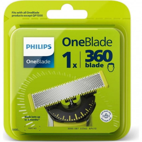 asendustera 360 OneBlade QP410/50 1tk, hõbedane/heleroheline