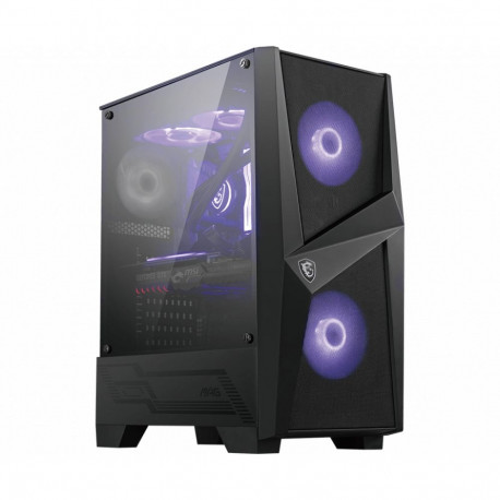 MSI arvutikorpus MAG FORGE 100M, keskmise suurusega torn, USB 3.2, ATX, must