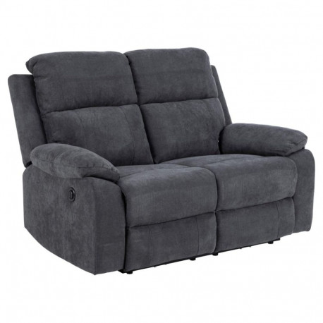 Diivan MORA 2-kohaline elektriline recliner, tumehall