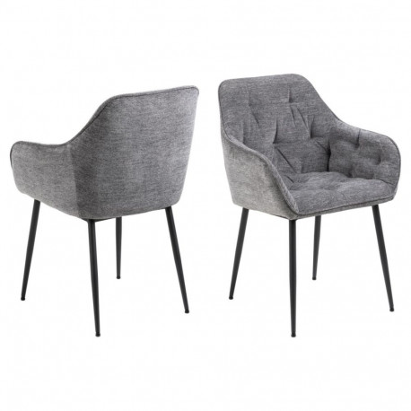 Söögitool BROOKE käetoega, antratsiit